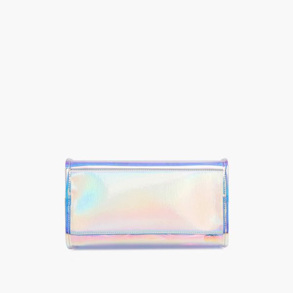 Iced Out Hologram Clear Satchel Crossbody Bag - Image 7