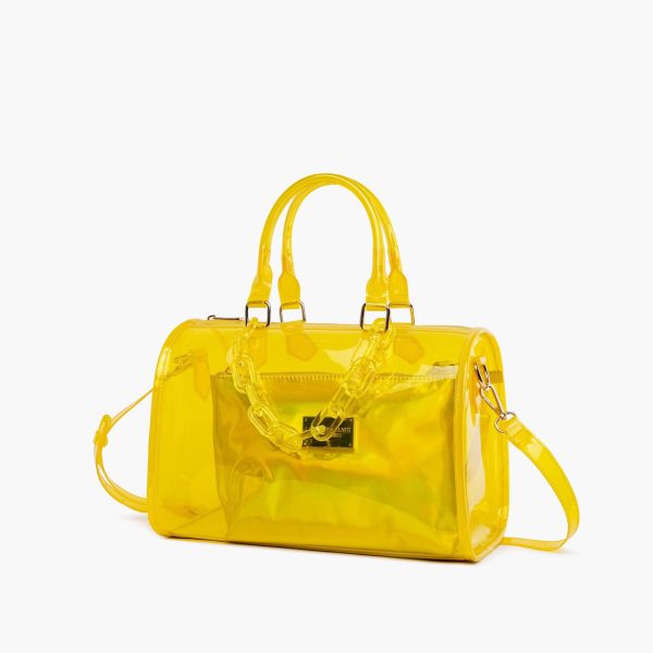 Iced Out Hologram Clear Satchel Crossbody Bag - Image 31