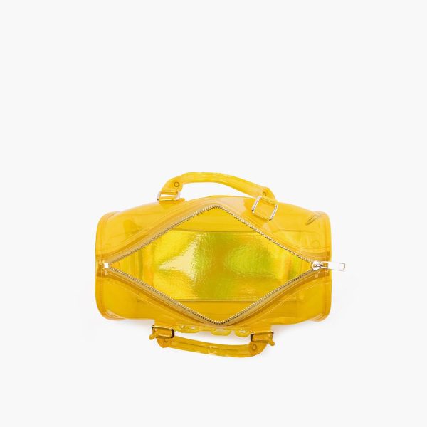 Iced Out Hologram Clear Satchel Crossbody Bag - Image 32