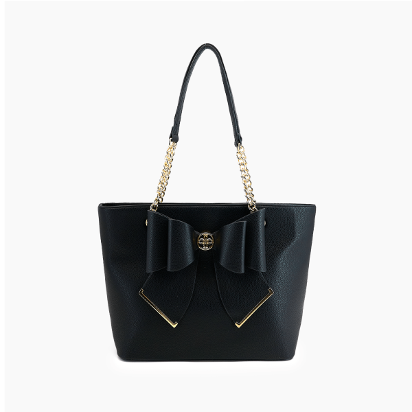 Aubrey Bow Vegan Tote Bag - Image 6