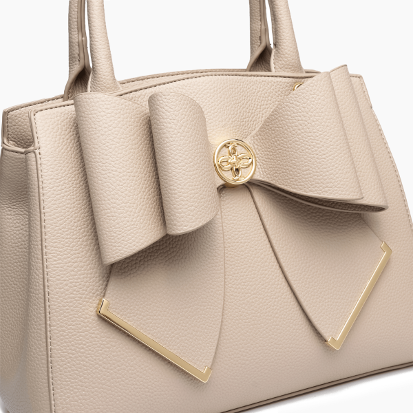 Poppy Bowtie Top Handle Satchel Bag - Image 11