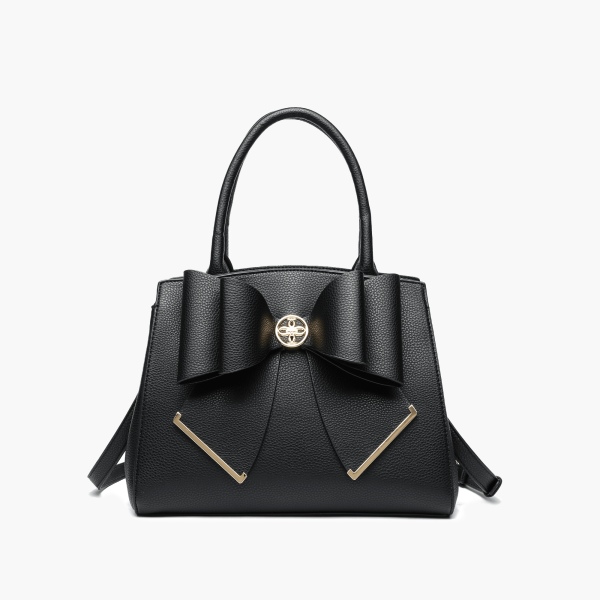 Poppy Bowtie Top Handle Satchel Bag - Image 15