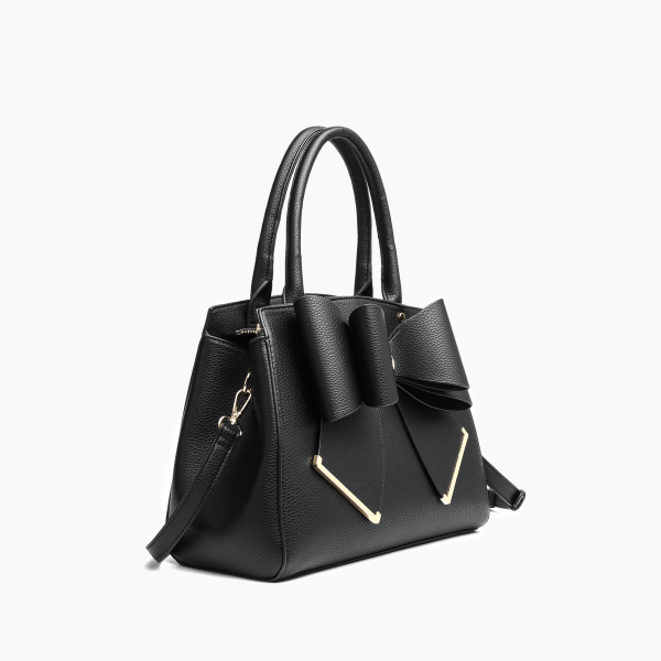 Poppy Bowtie Top Handle Satchel Bag - Image 16