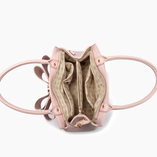 Poppy Bowtie Top Handle Satchel Bag - Image 7