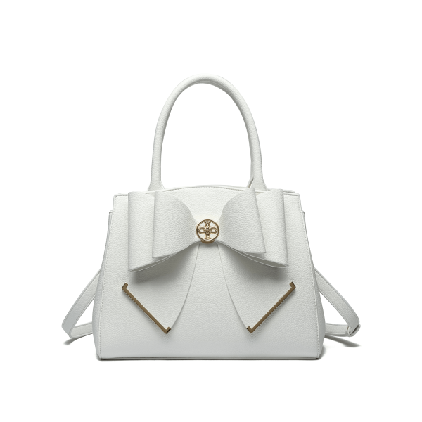 Poppy Bowtie Top Handle Satchel Bag - Image 22