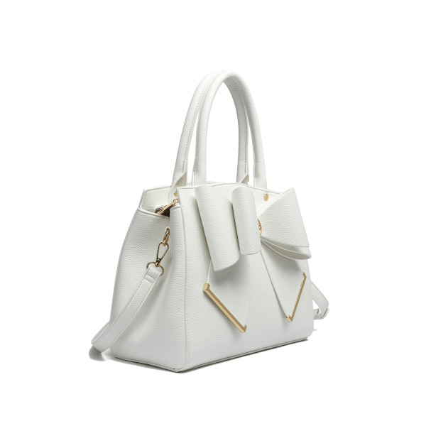Poppy Bowtie Top Handle Satchel Bag - Image 23