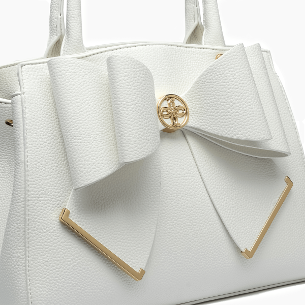 Poppy Bowtie Top Handle Satchel Bag - Image 25